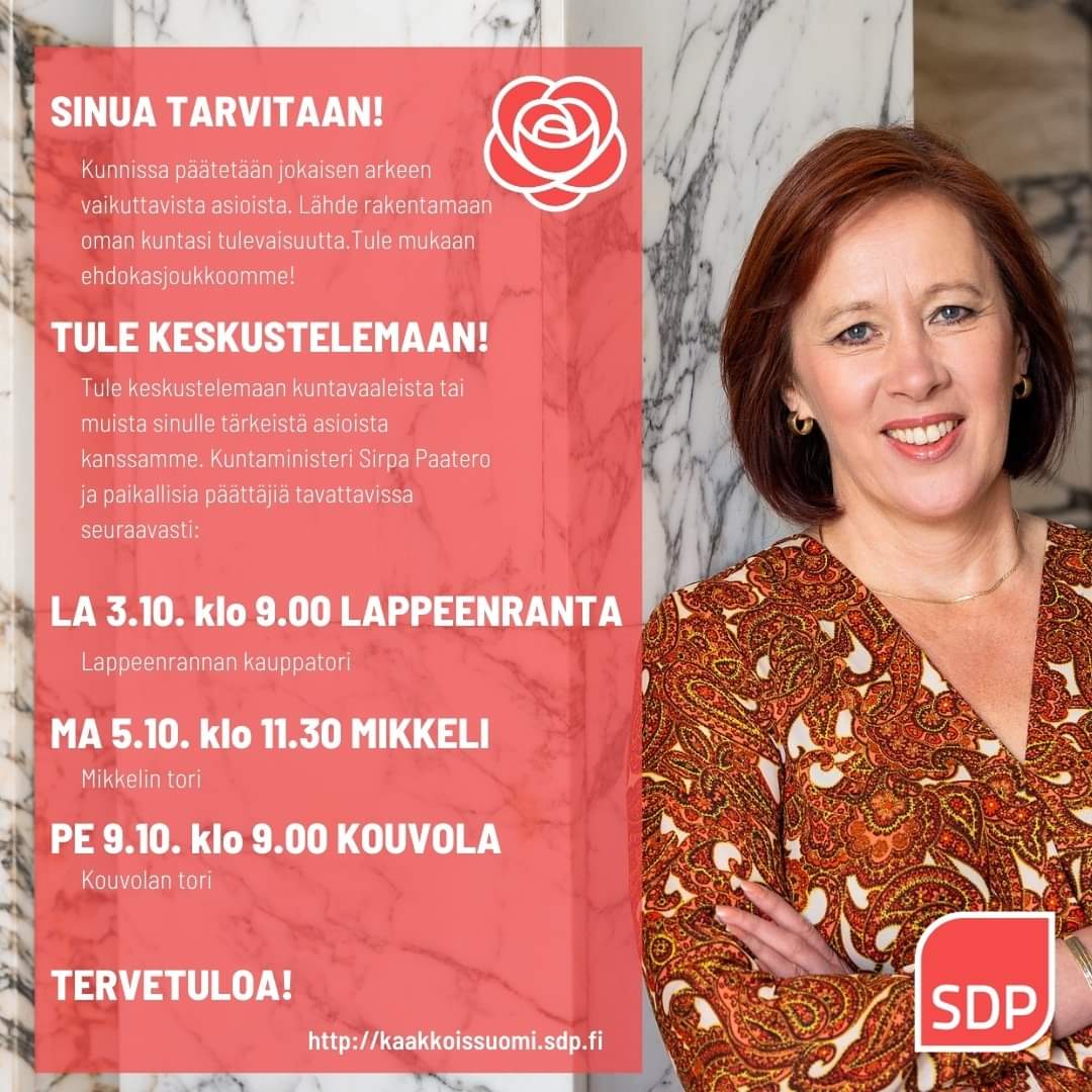 Tavattavissa viikoilla 40 ja 41